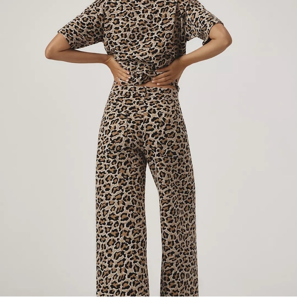 MAEVE Anthropologie Ettie Leopard Print Pants - NEW w/ Tags - Size 25